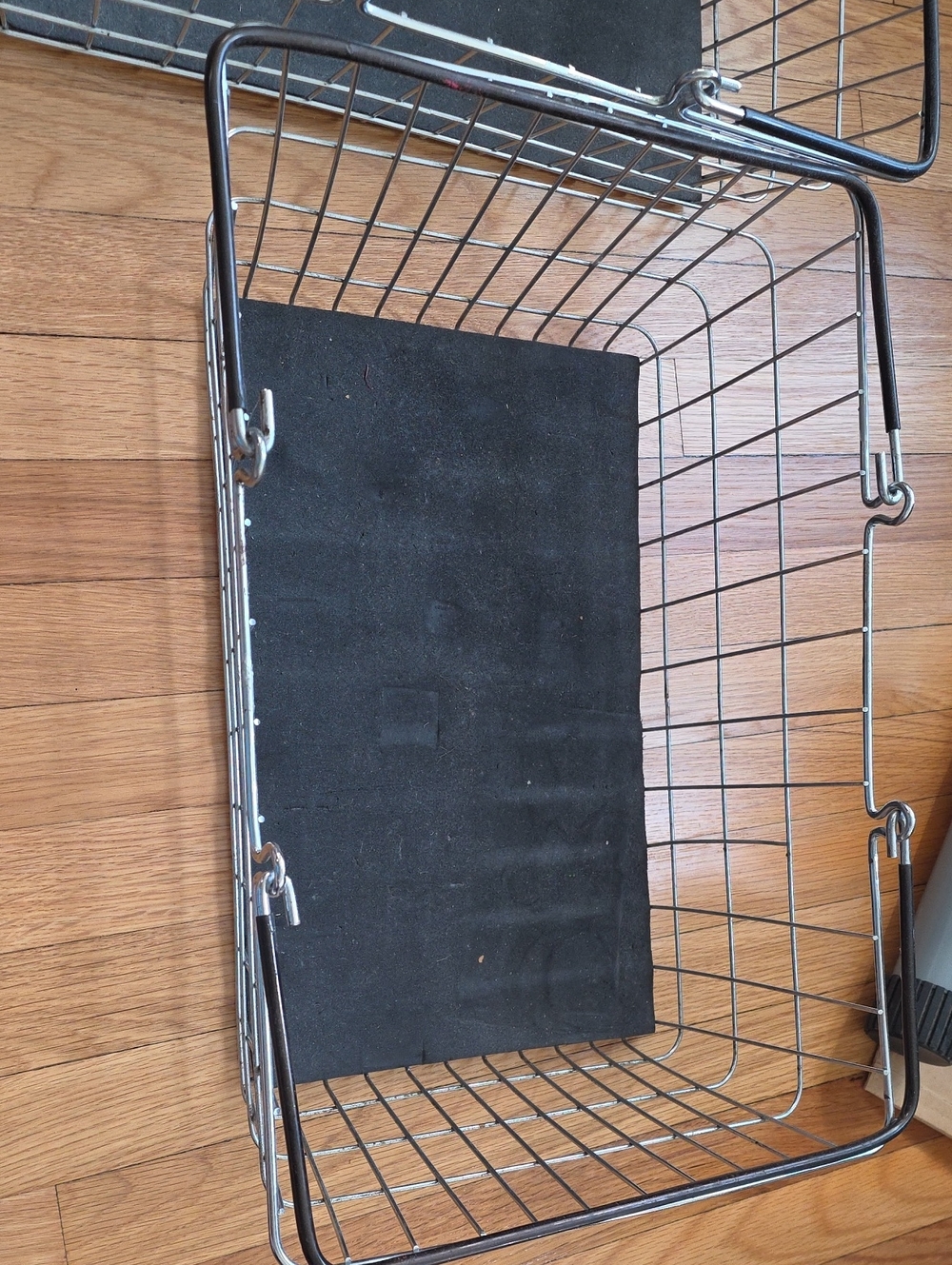 Wire Storage Baskets (2) with Black Liner - Home Storage & Organization
